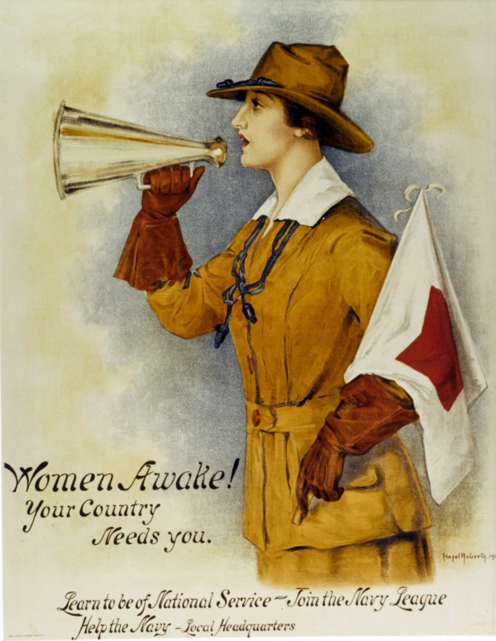 Navy League poster, 1916.