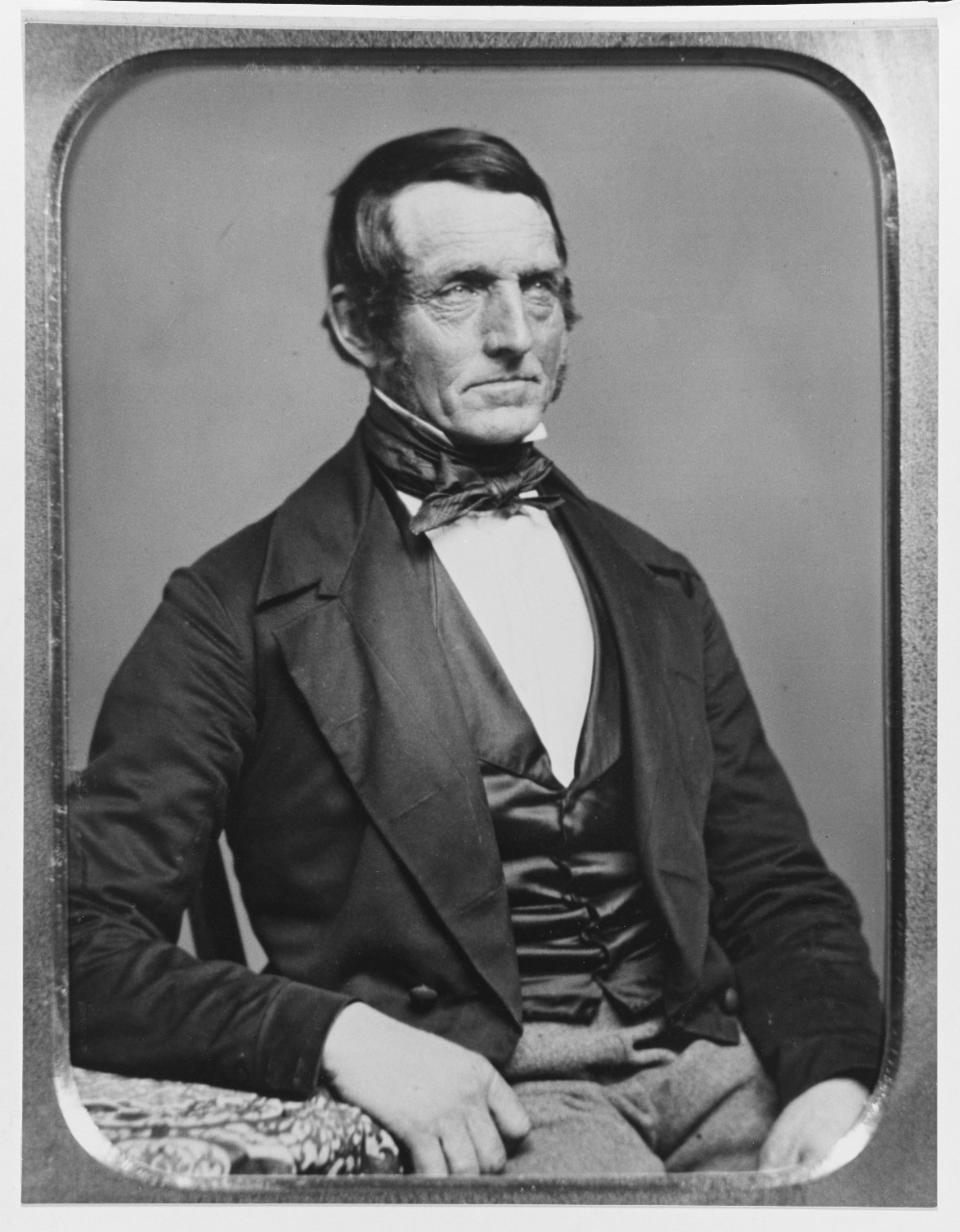 Reputed to be:  George Bancroft (1800-1891), Secretary of the Navy.