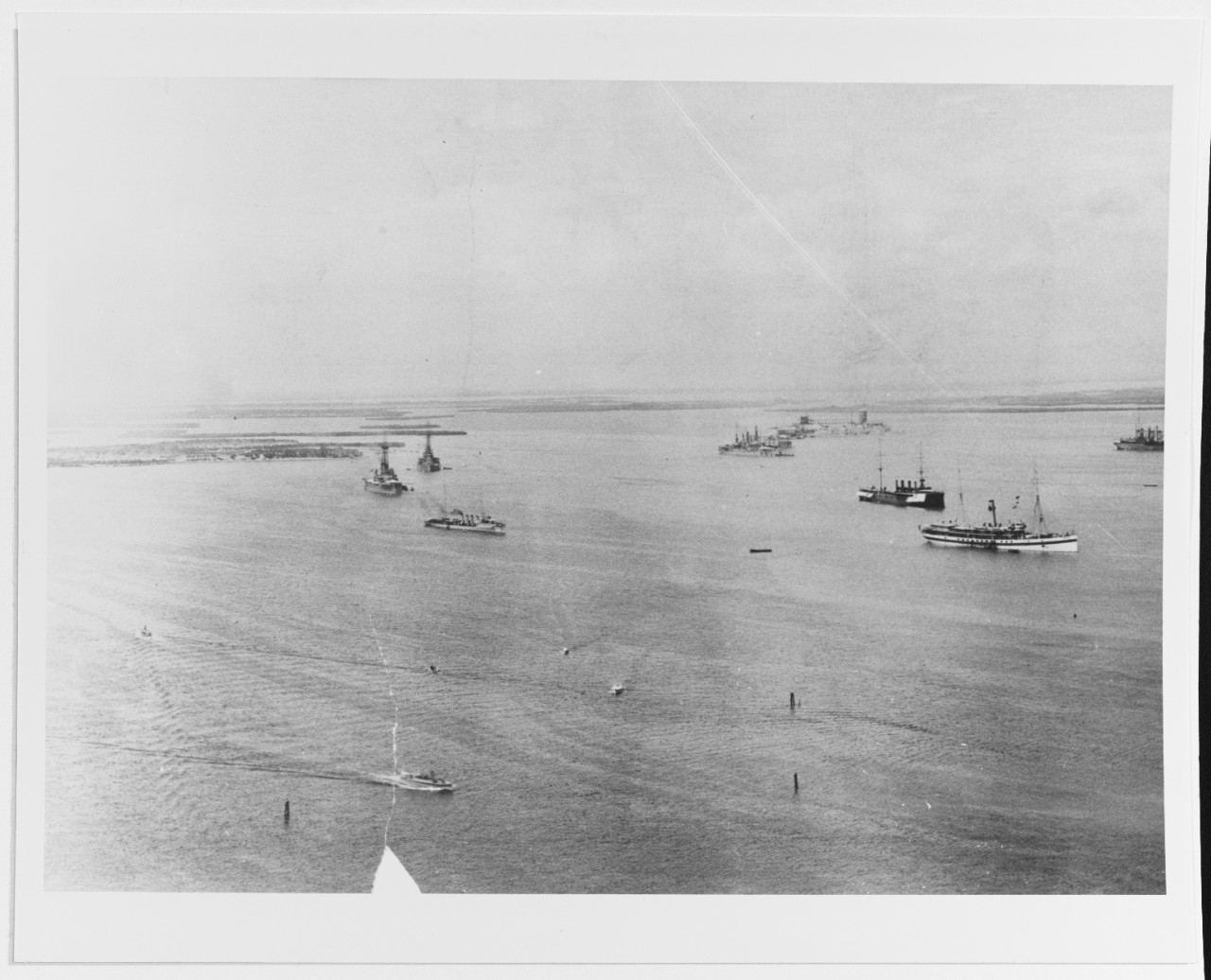 Photo #: NH 76420  U.S. Atlantic Fleet at Guantanamo Bay, Cuba, circa 1916-1917