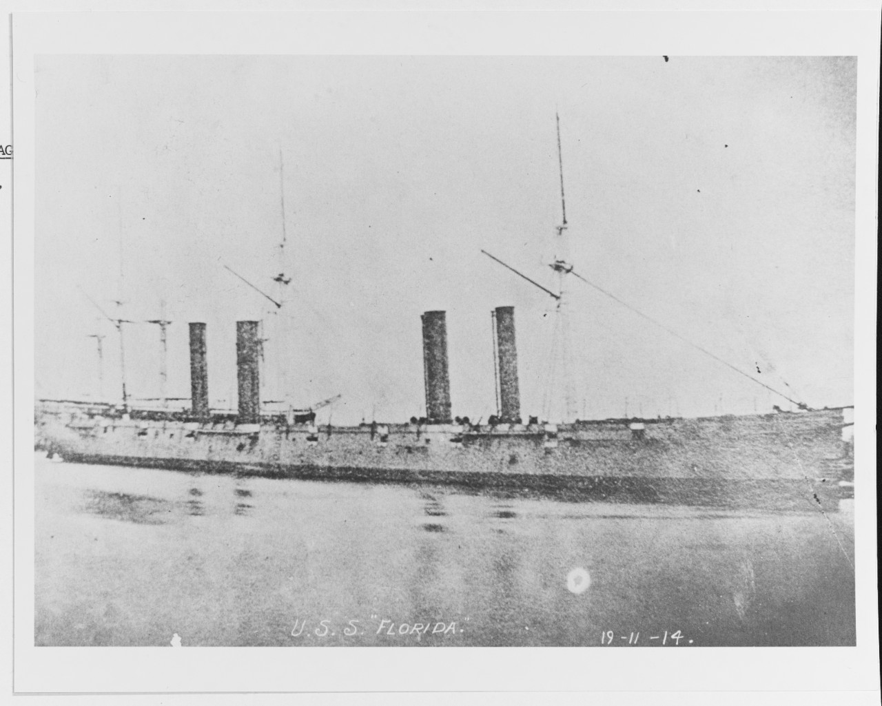 Photo #: NH 76423  USS Florida (1867-1885), ex-Wampanoag