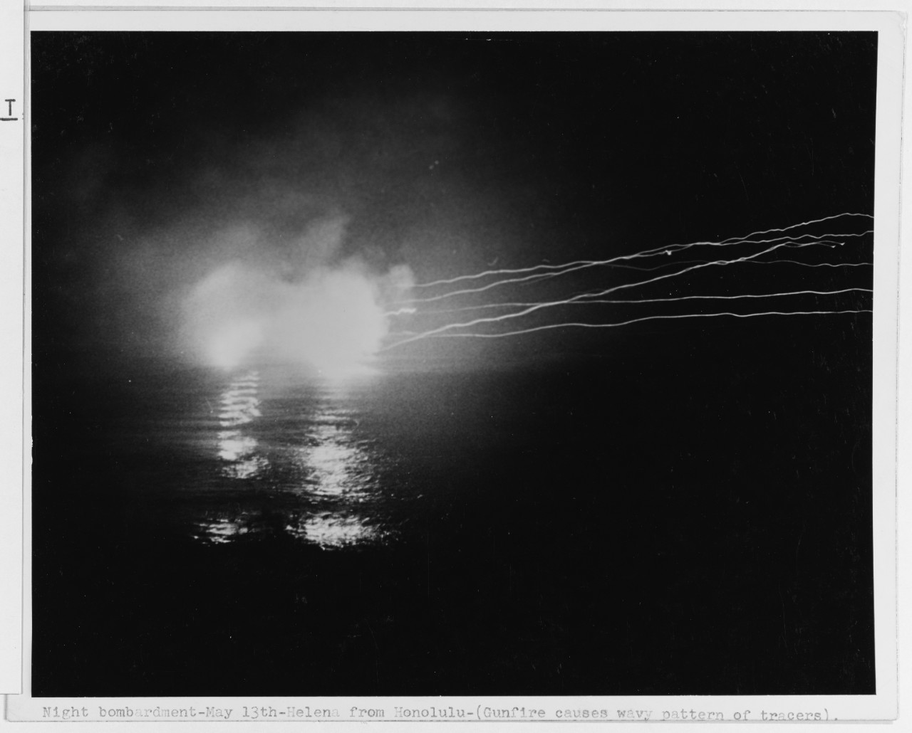 Photo #: NH 76496  Munda-Vila Bombardment, 13 May 1943