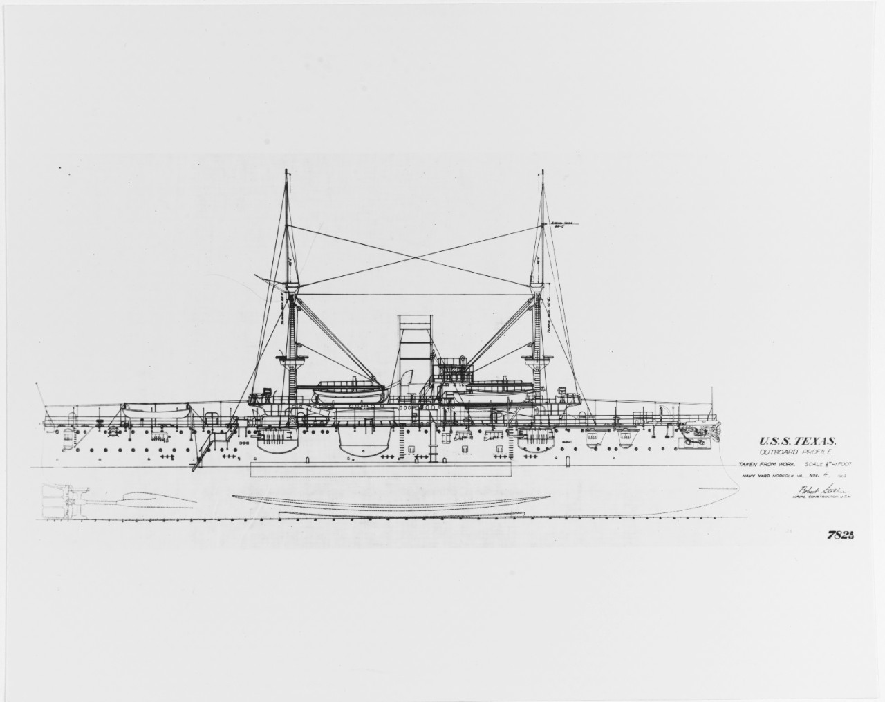 USS TEXAS, 1895-1911
