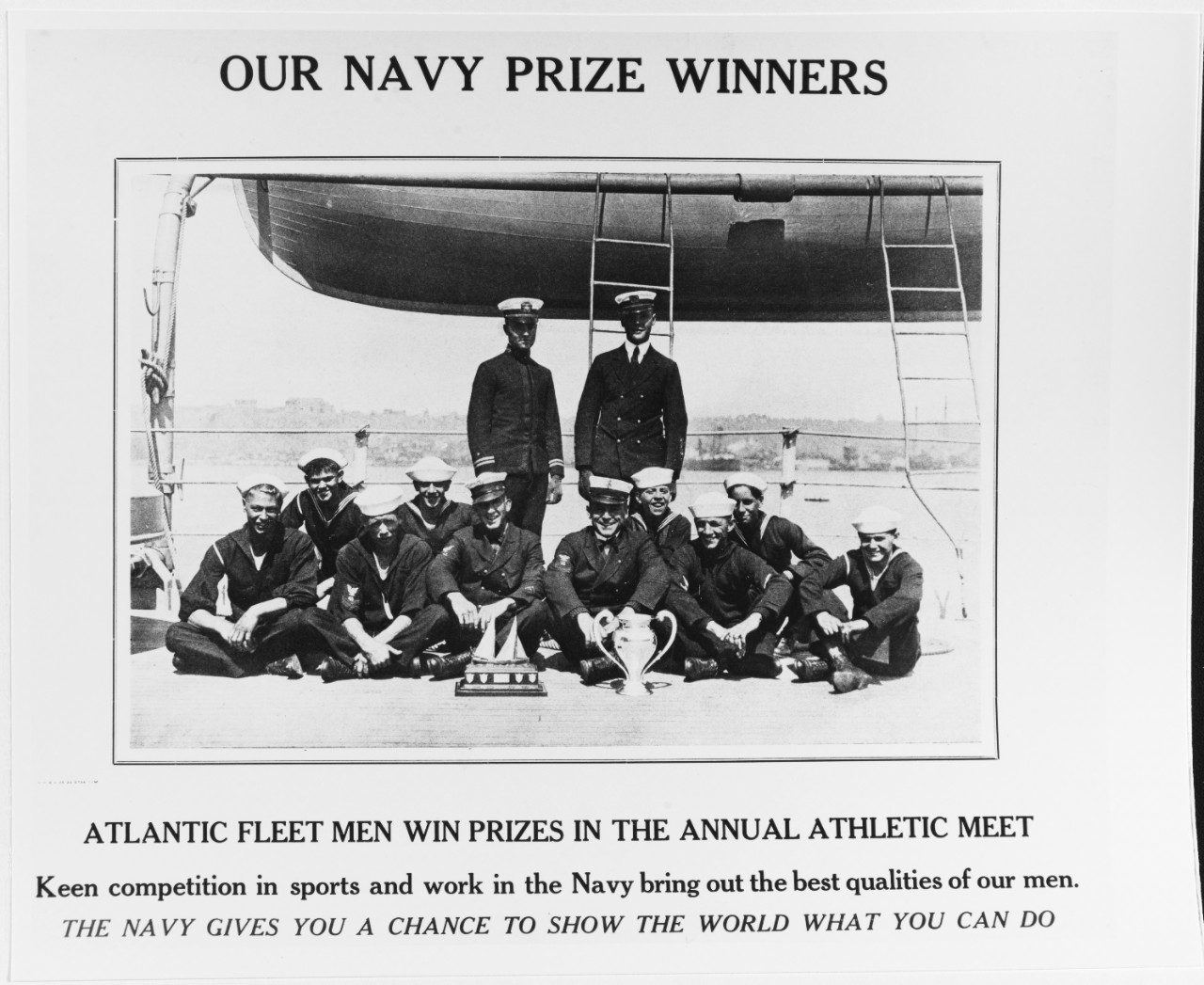 Recruiting Poster: Our Navy Prize Winners