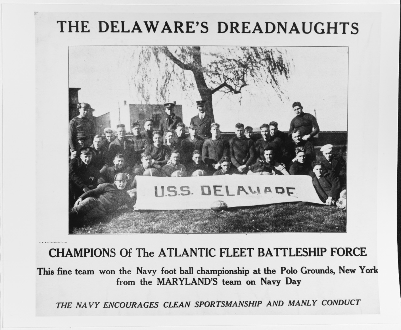 Recruiting Poster: The DELAWARE's Dreadnaughts