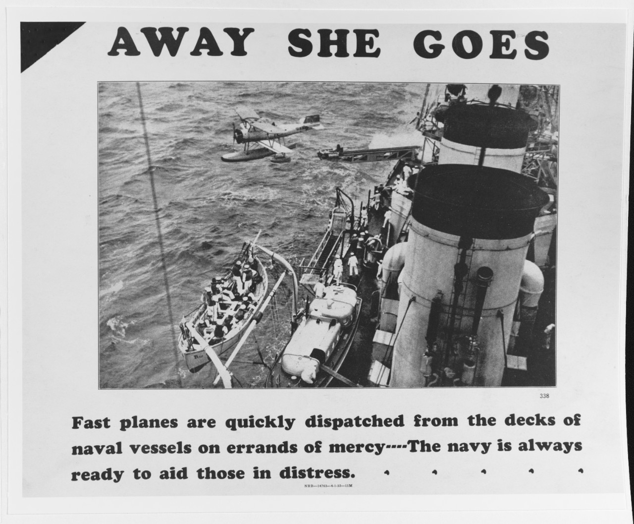 Recruiting poster:  Away she goes