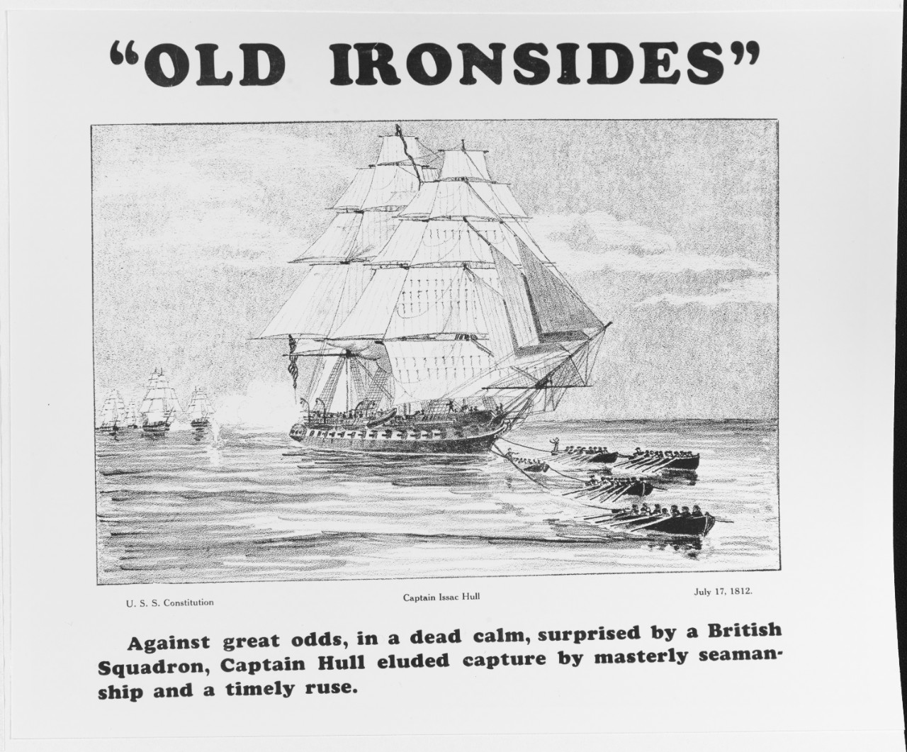 Recruiting poster:  Old Ironsides
