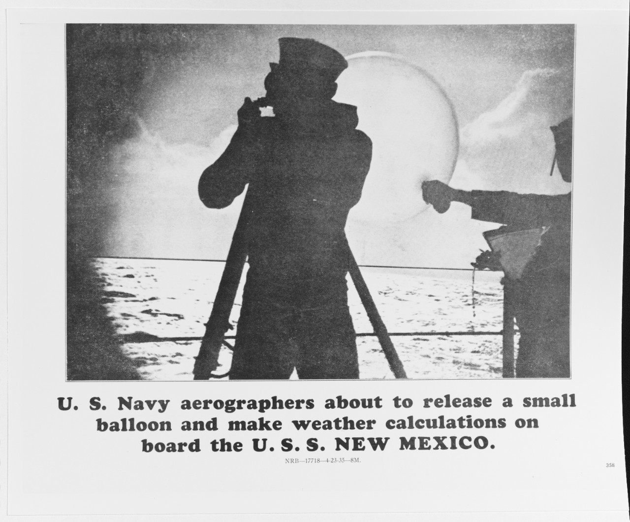 Recruiting poster:  U.S. Navy aerographers