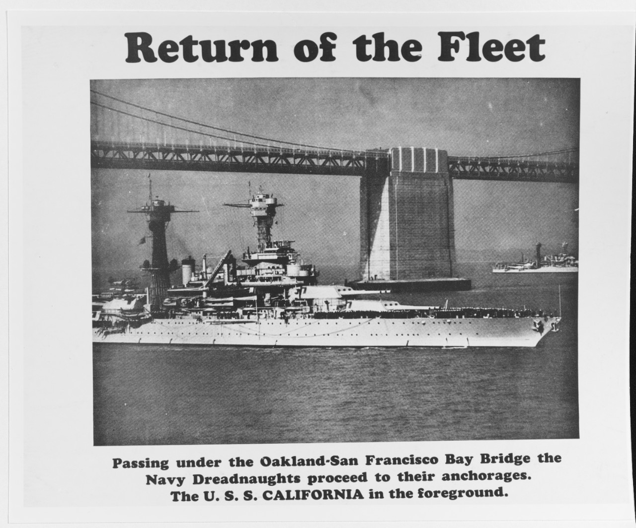 Recruiting poster:  Return of the Fleet
