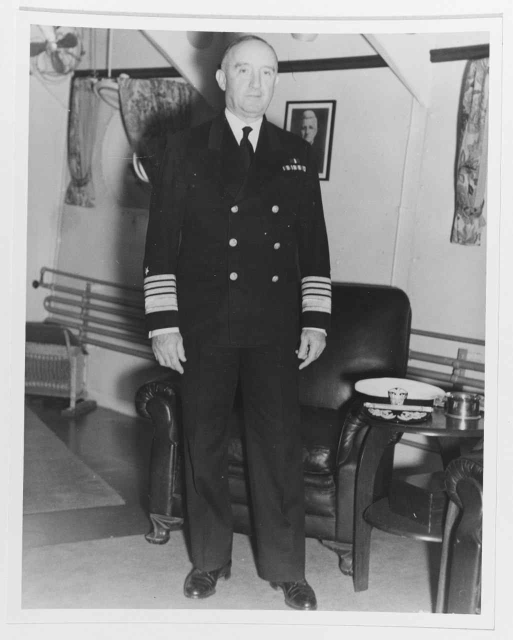 Admiral Charles P. Snyder, USN, as Commander, Battle Fleet, February 1940-1941.