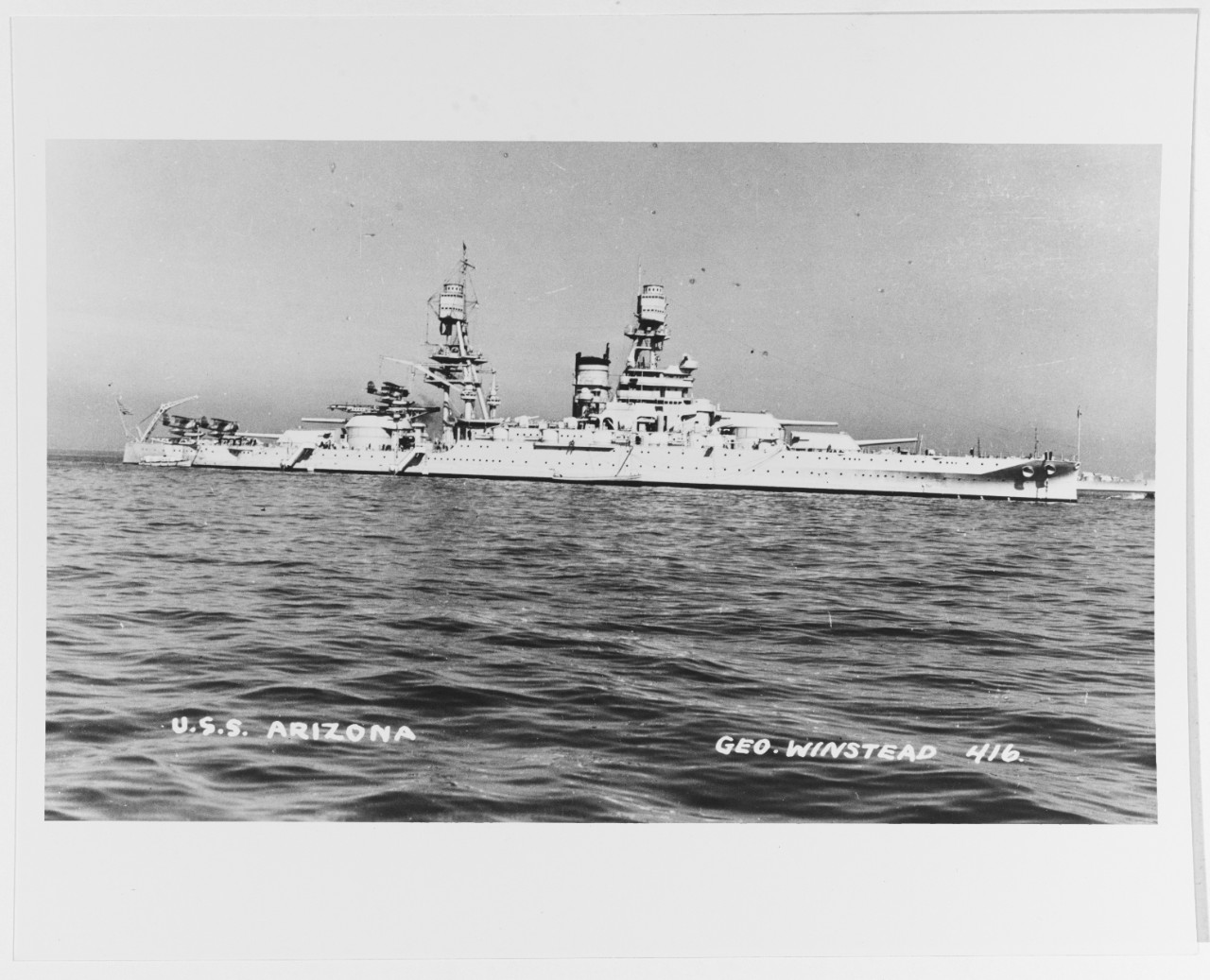 USS ARIZONA (BB-39)