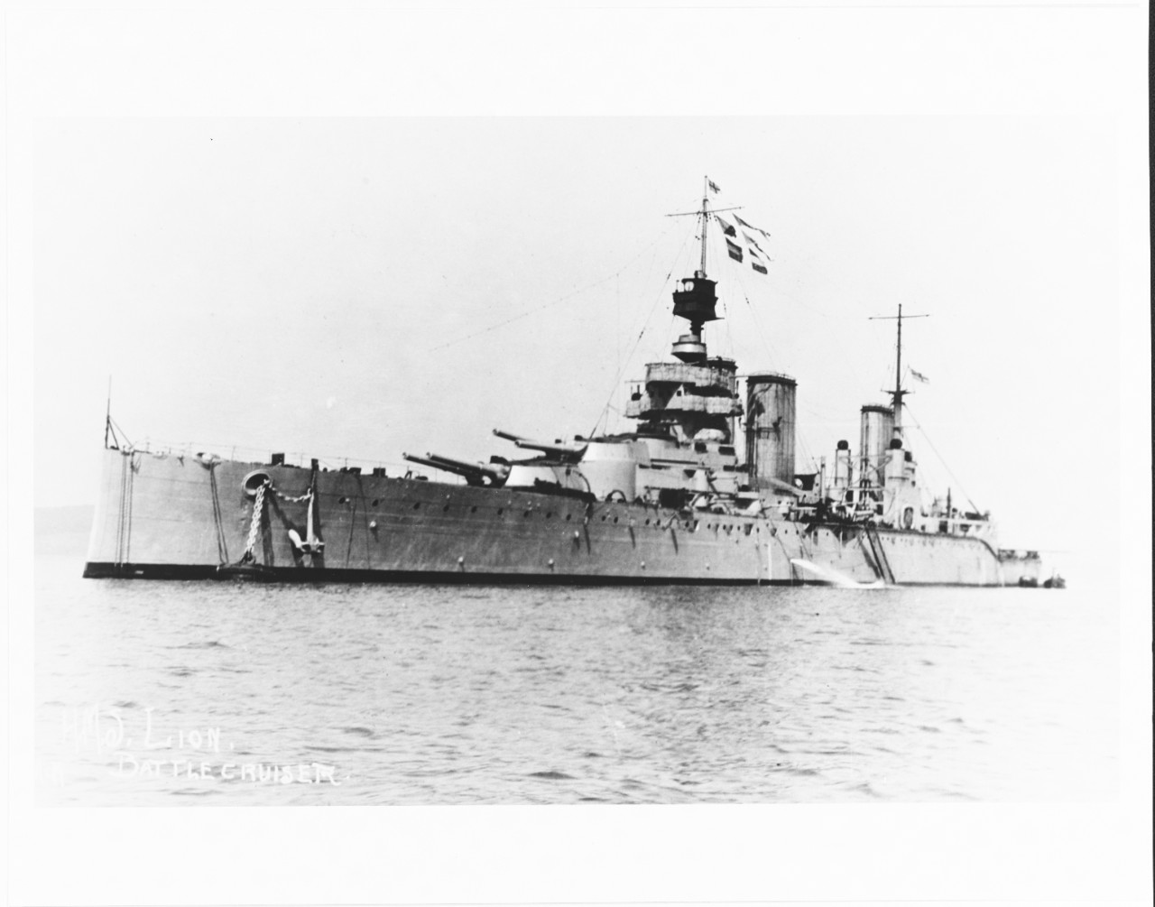 HMS LION (British Battle cruiser, 1910).
