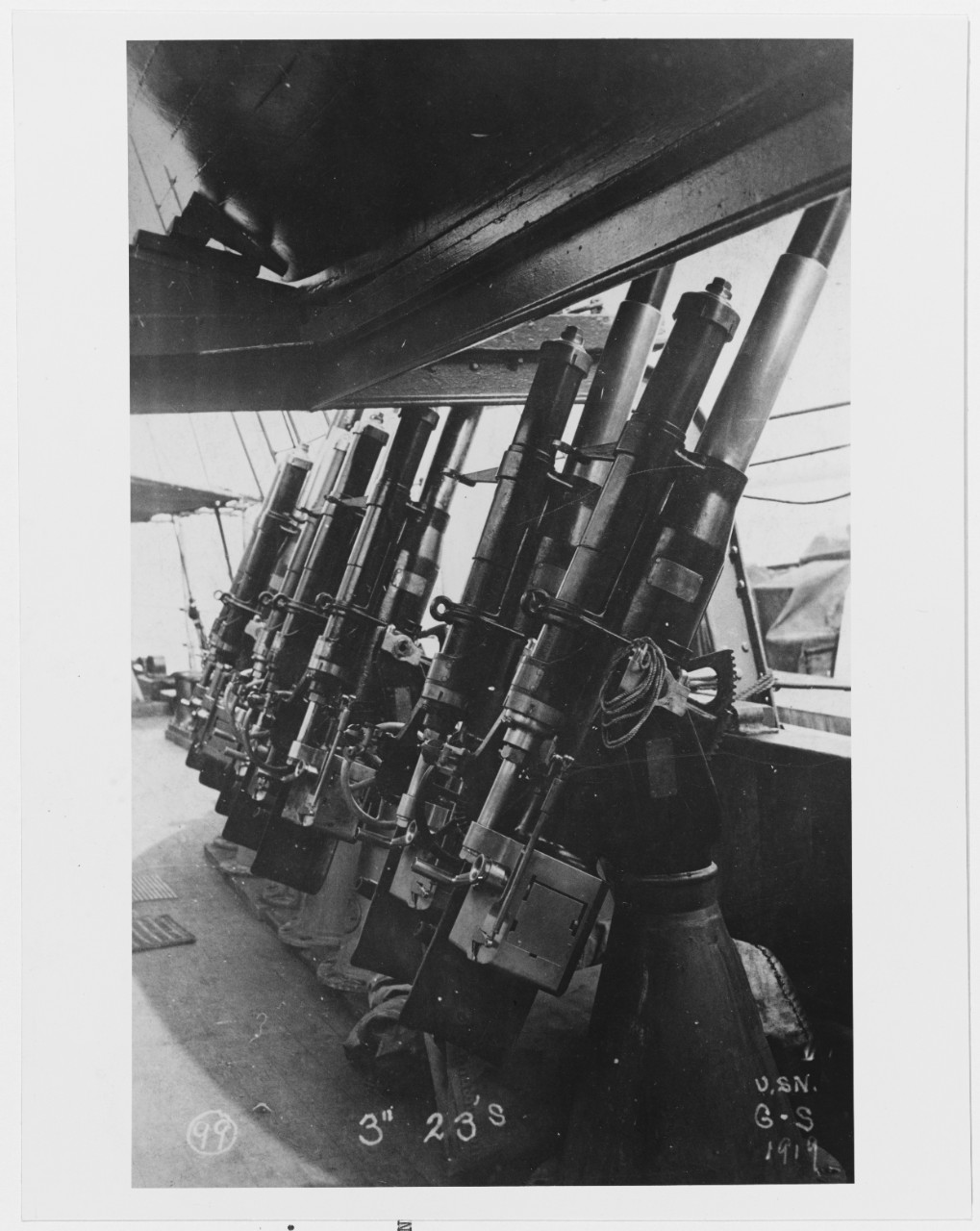 3"/23 anti-aircraft guns