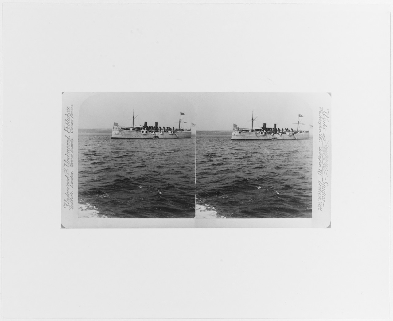 USS PHILADELPHIA (C-4), stereocard