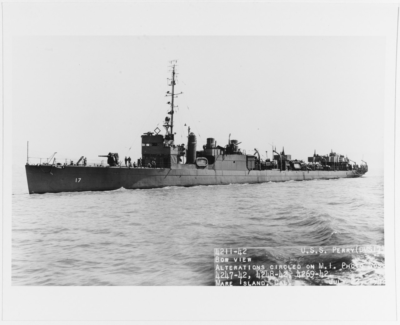 Photo #: NH 78225  USS Perry
