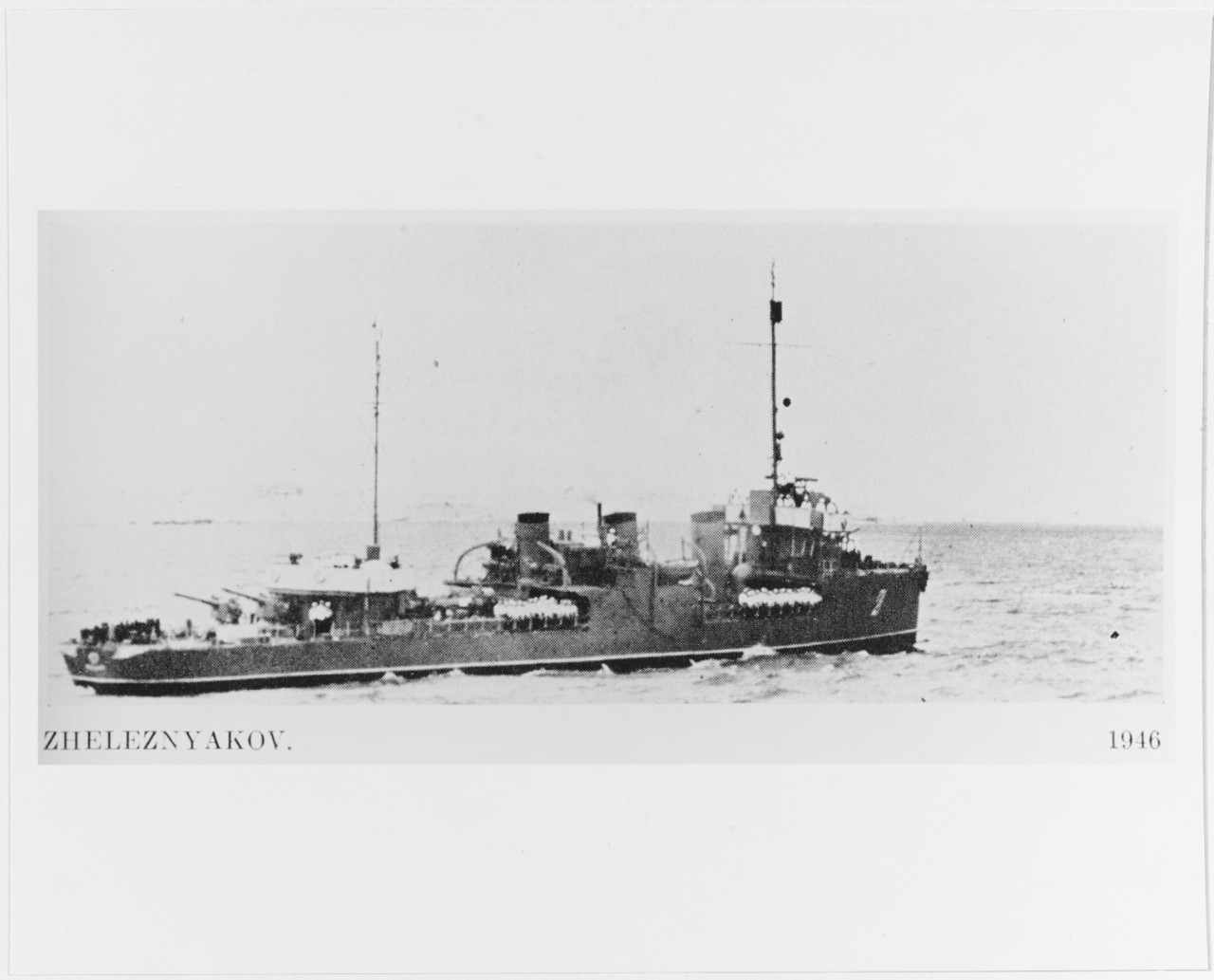 ZHELEZNIAKOV (Soviet destroyer, 1916-1949)