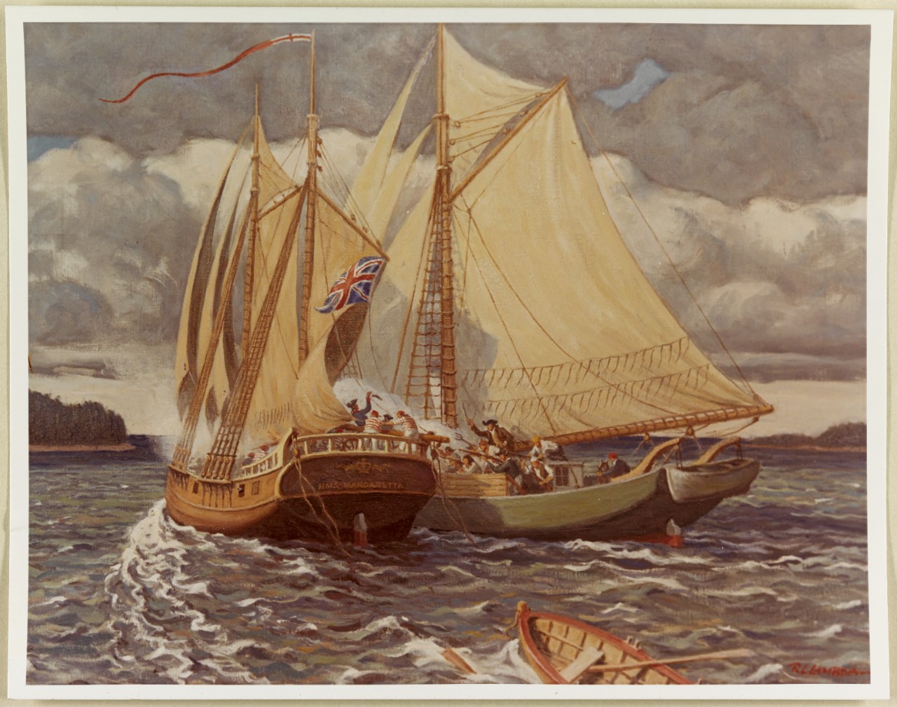UNITY vs. HMS MARGARETTA, 12 June 1775