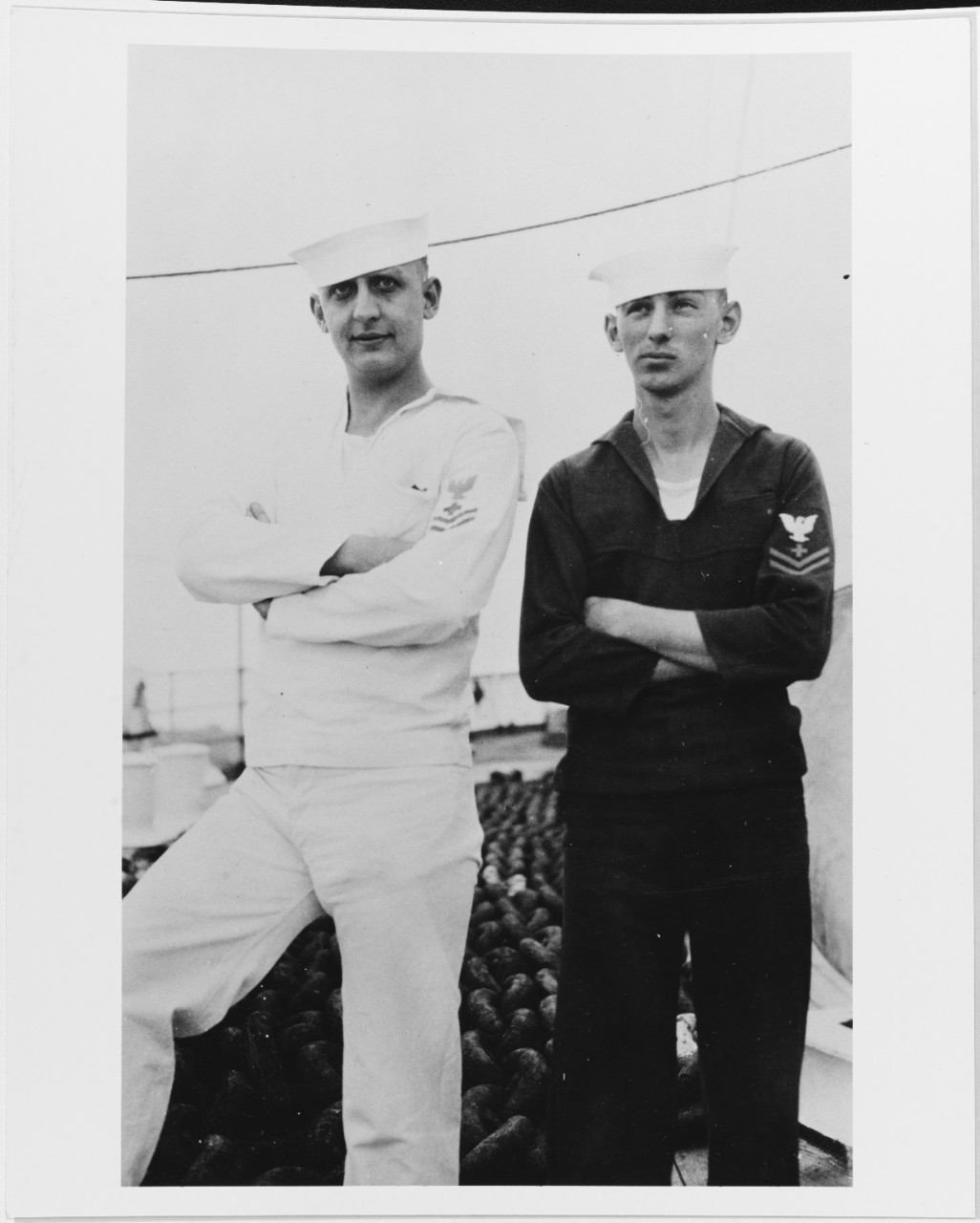 HM2c K.L. Rosencrance and HM2c Charles Mann