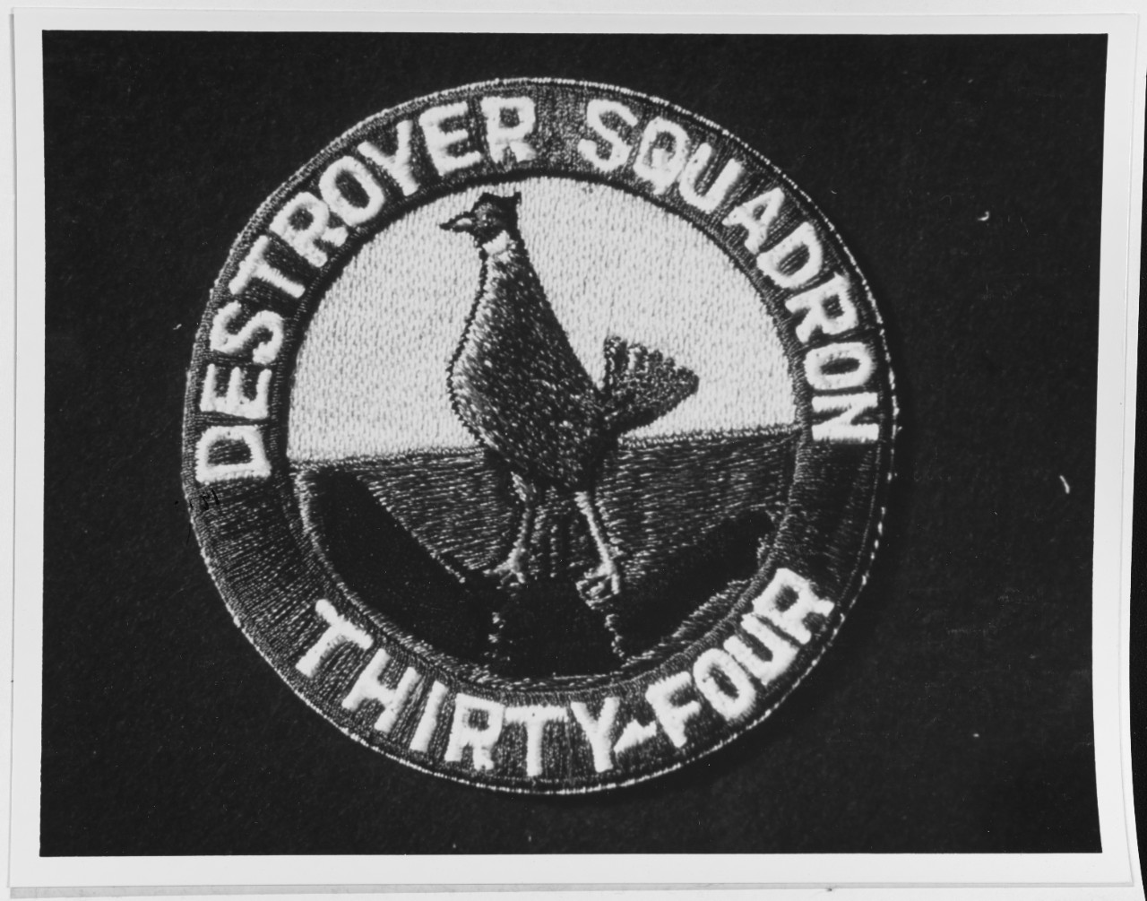 Insignia:  Destroyer Squadron Thirty-Four