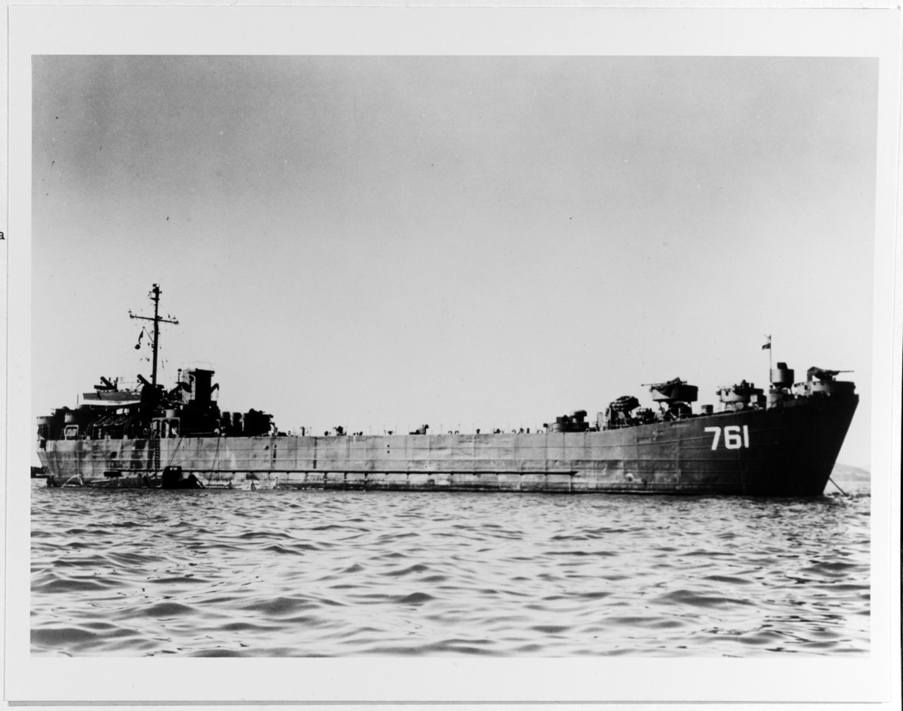 USS LST-761 (later:  USS ESMERALDO COUNTY)
