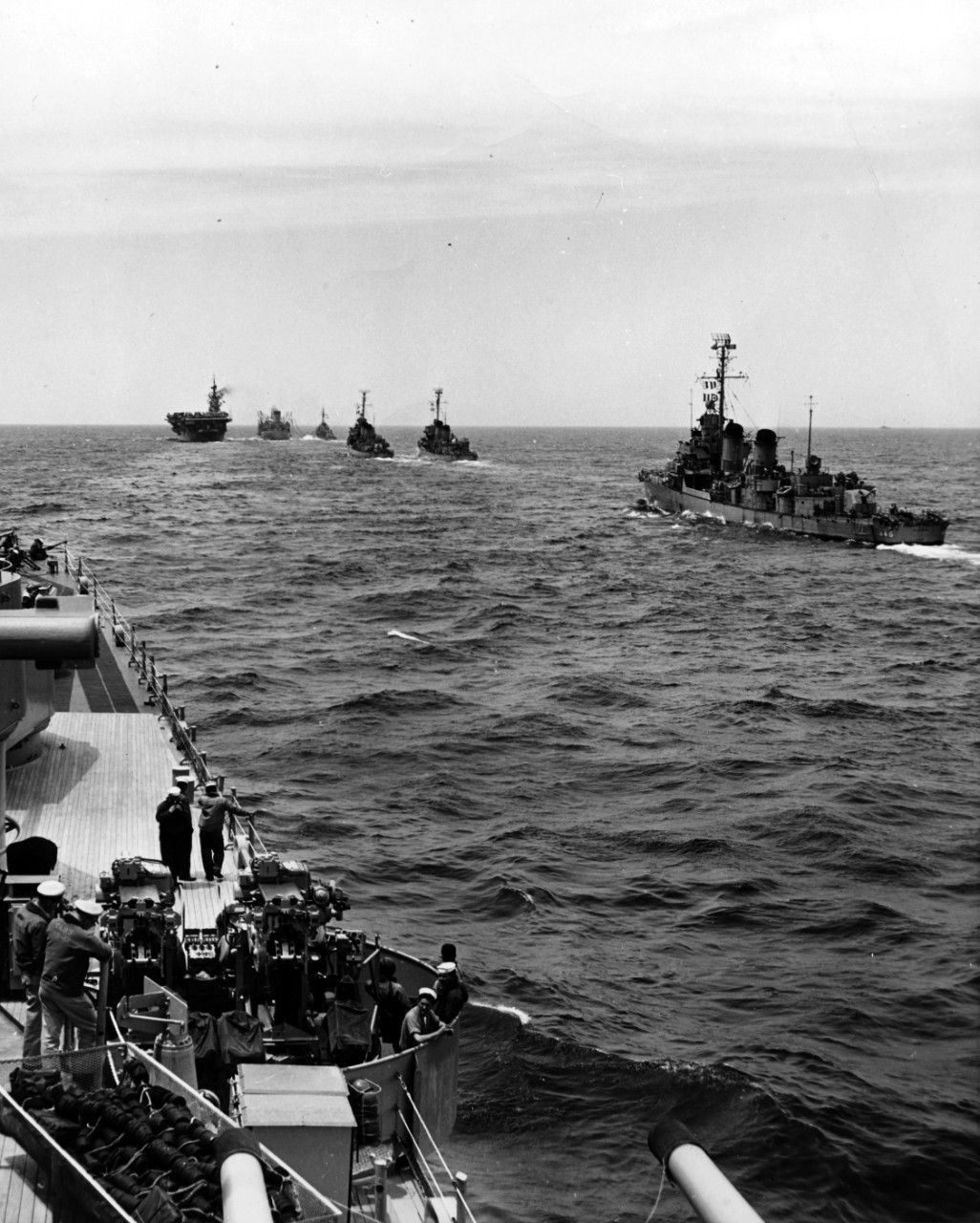 Photo #: NH 79406  Task Force 77 off Korea, June 1953