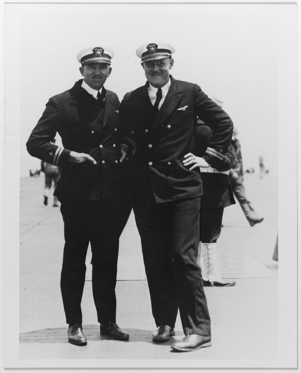 Aviators aboard USS LANGLEY (CV-1)
