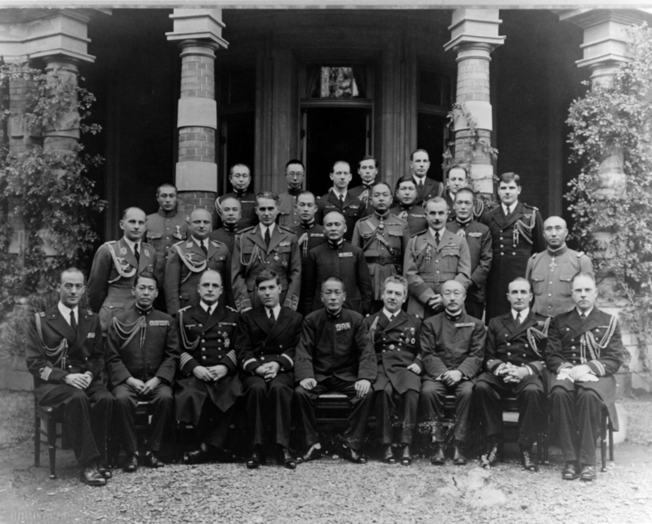 Luncheon for Naval and Air Attachés at the Tokyo Navy Club, May 1940