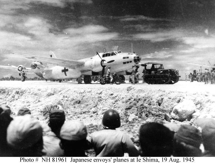 Photo #: NH 81961  Surrender of Japan, 1945