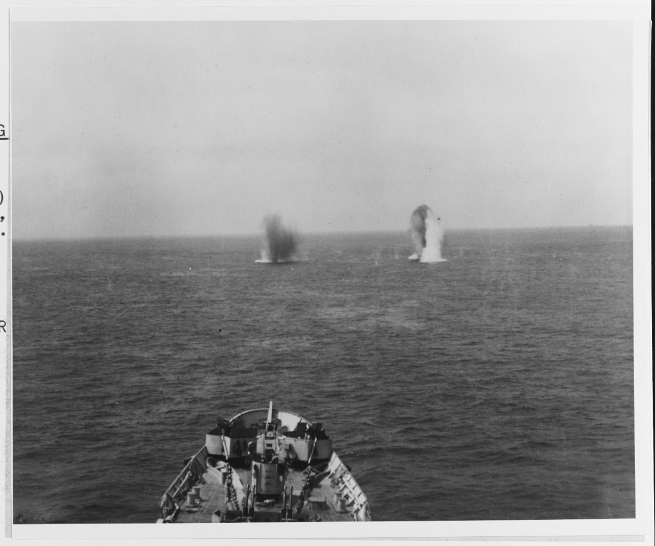 Photo #: NH 82515  Bombardment of Cherbourg, France, 25 June 1944
