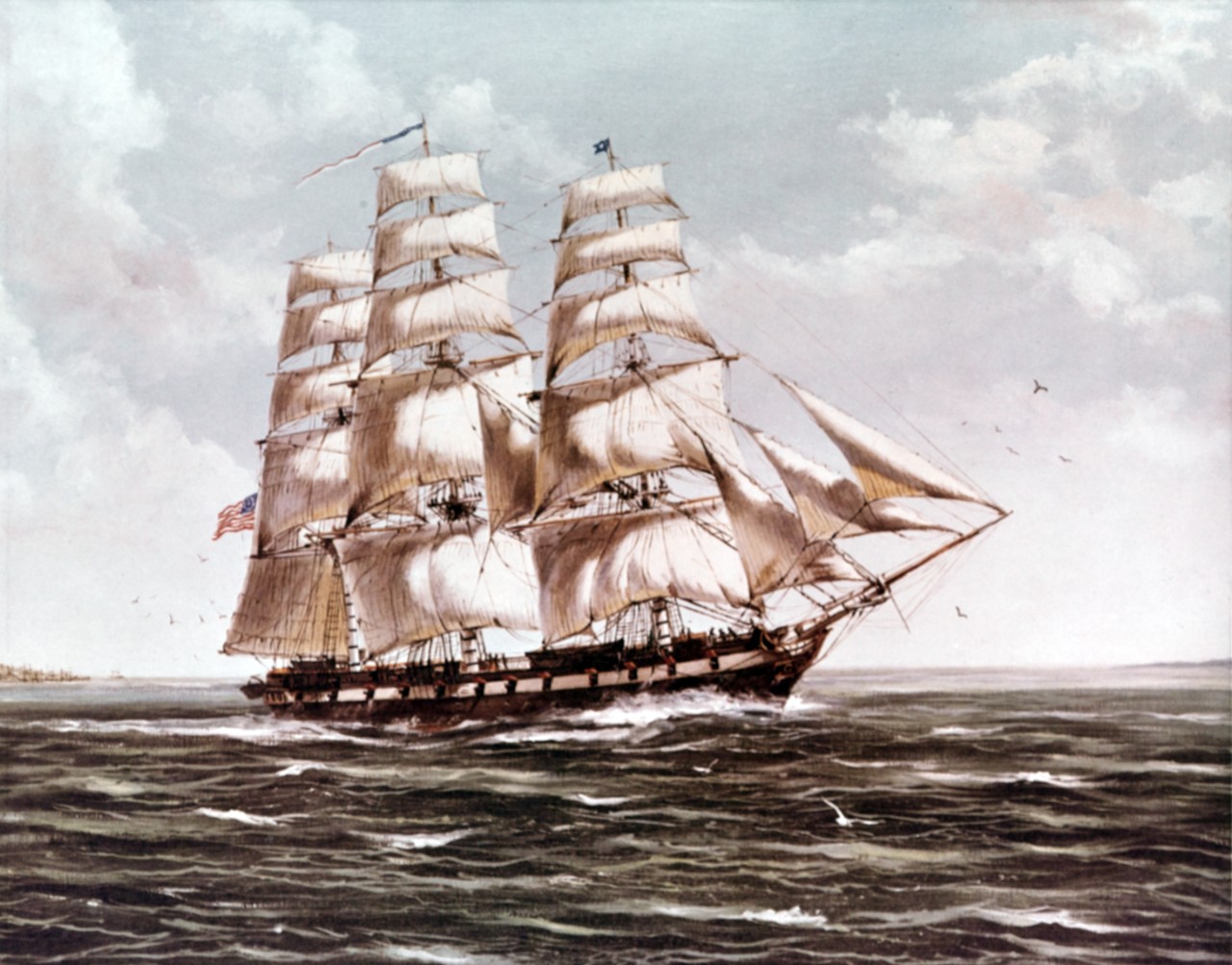 USS CONSTELLATION, 1797-1854