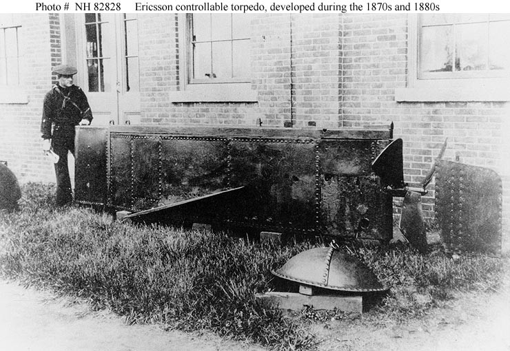 Photo #: NH 82828  John Ericsson's Controllable Torpedo, 1873-1878