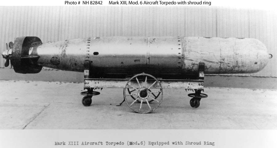 Photo #: NH 82842  Mark XIII Mod. 6 Aircraft Torpedo