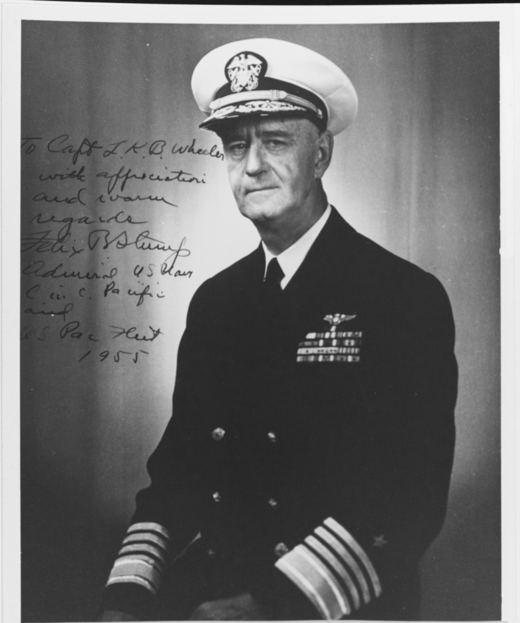 Admiral Felix B. Stump, USN