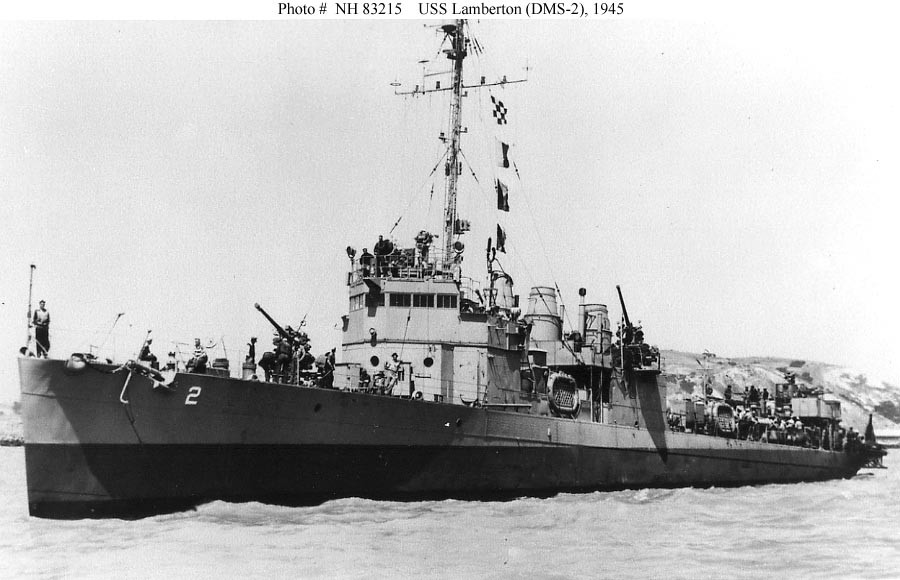 Photo #: NH 83215  USS Lamberton