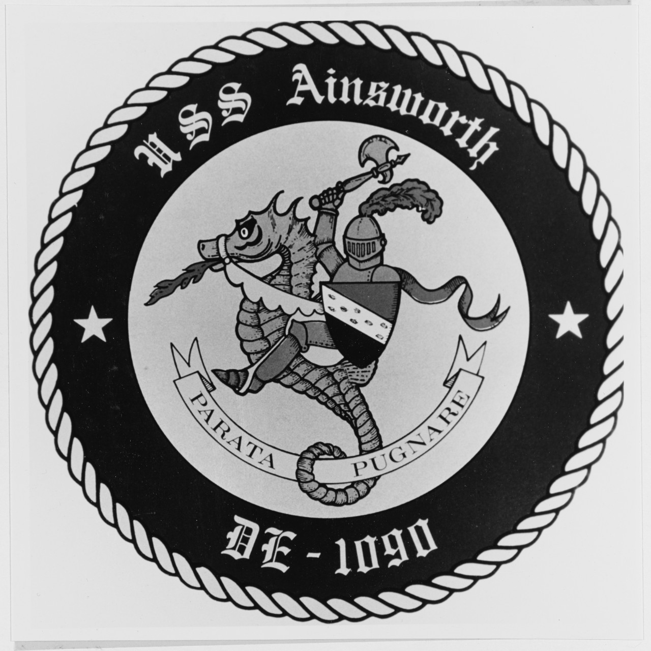 Insignia:  USS AINSWORTH (DE-1090)