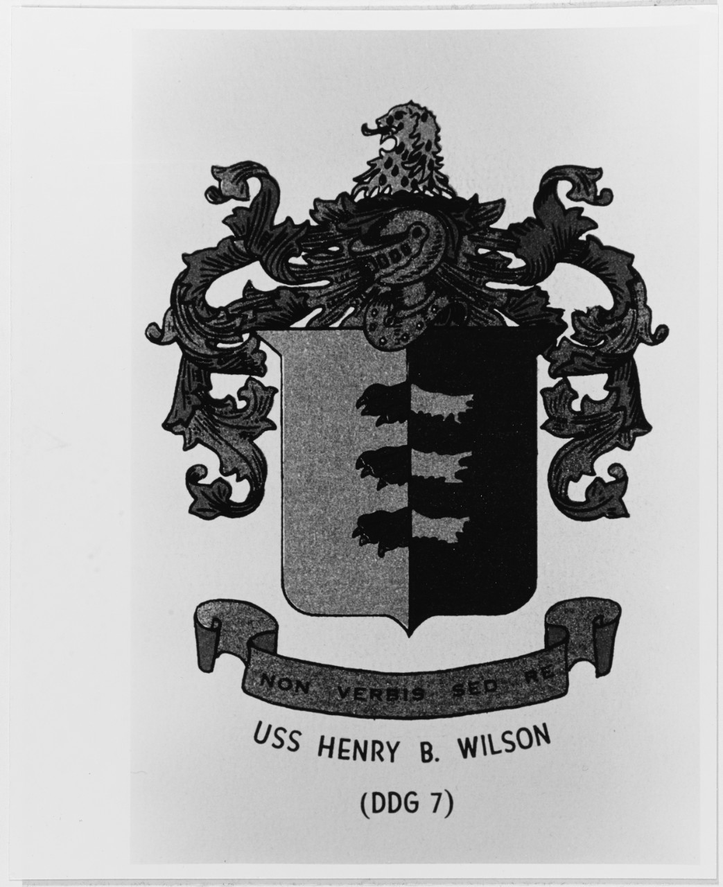 Insignia:  USS HENRY B. WILSON (DDG-7)