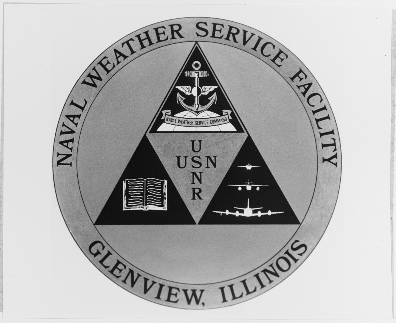Insignia:  Naval Weather Service Facility, Glenview.