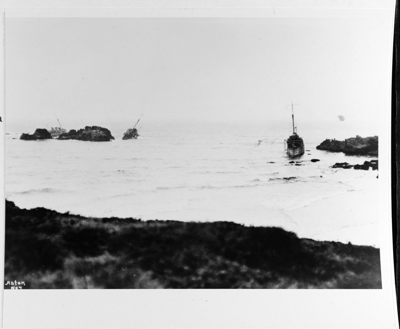 Photo #: NH 84823  Honda Point Disaster, September 1923