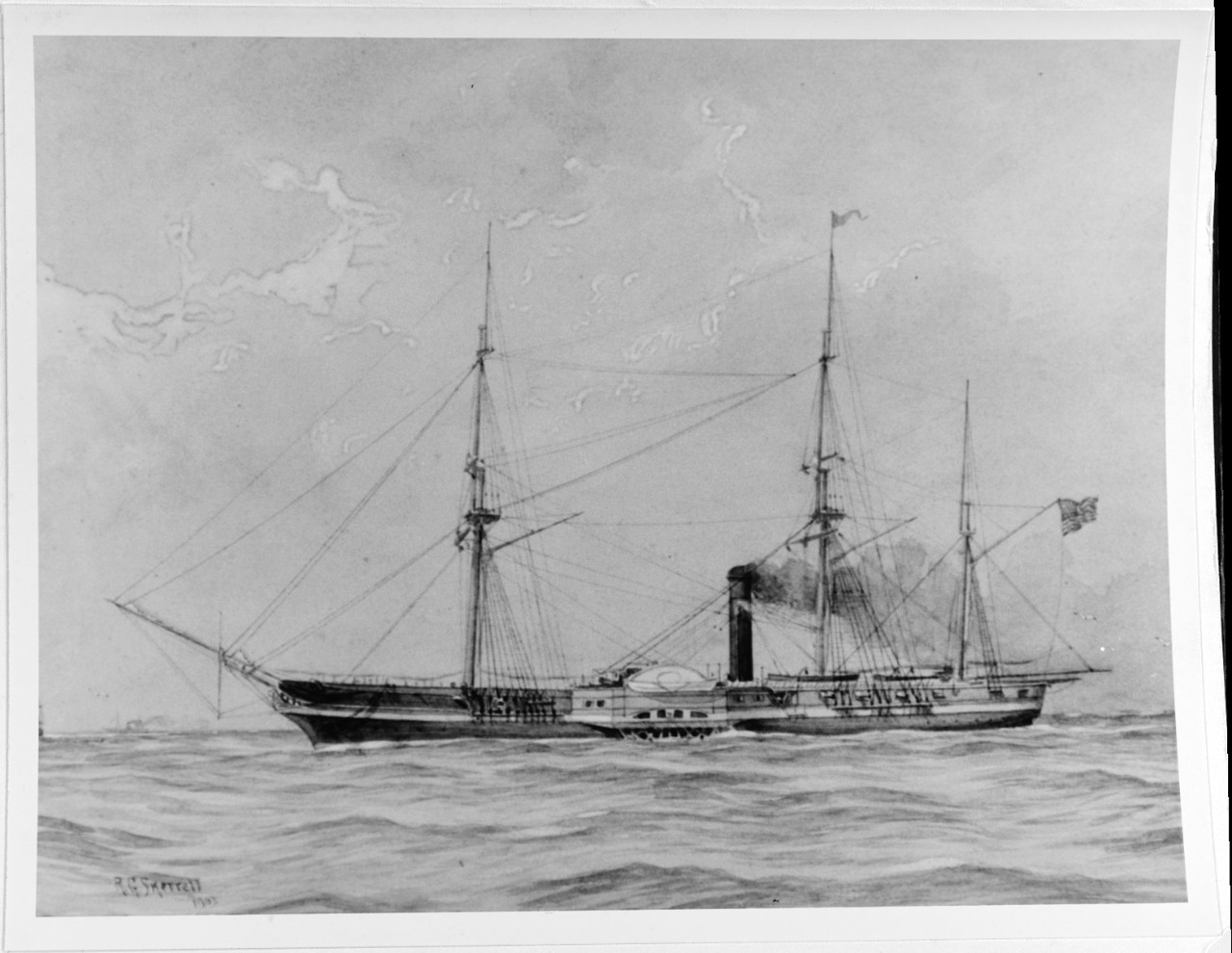 Photo #: NH 85238  USS Missouri (1842-1843) USS Mississippi (1841-1863)