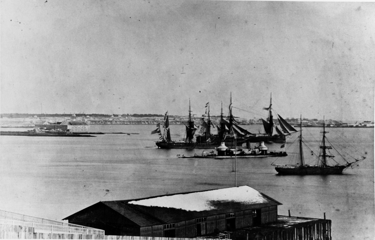 Photo #: NH 85303-A  Peabody Funeral Fleet, January 1870