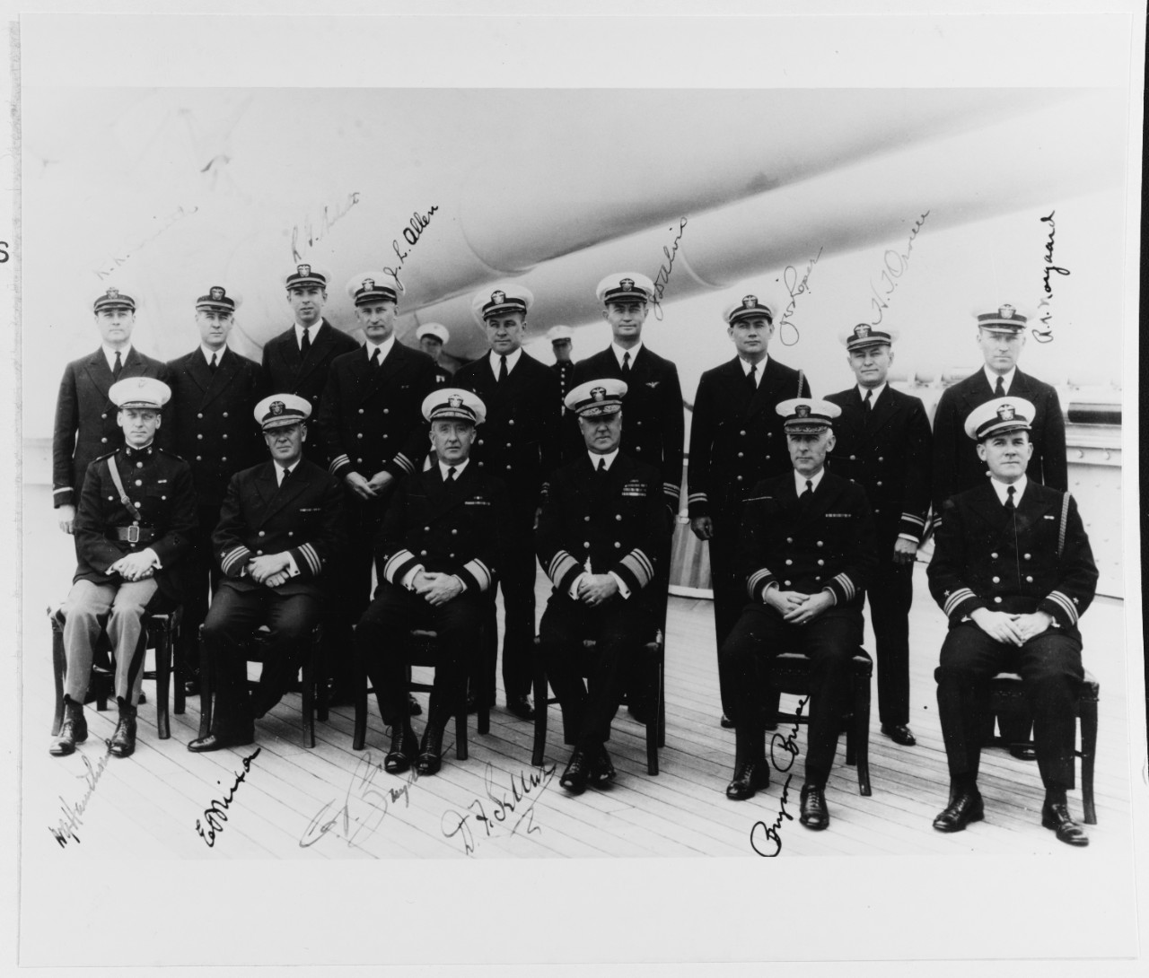 Vice Admiral Davis F. Sellers Com Battleships, Batfor