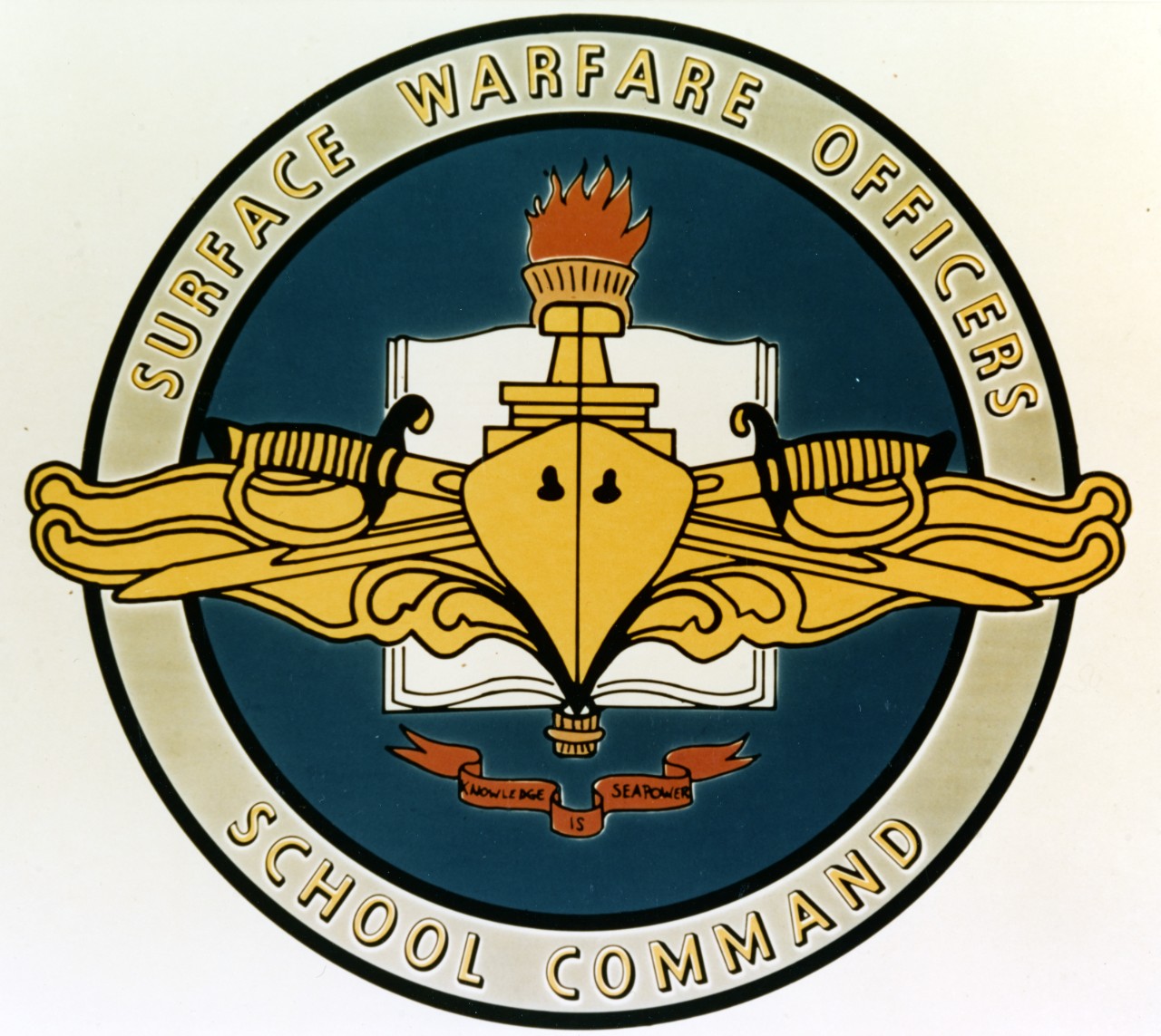 Insignia:  Surface Warfare Officers School Command, Newport, Rhode Island