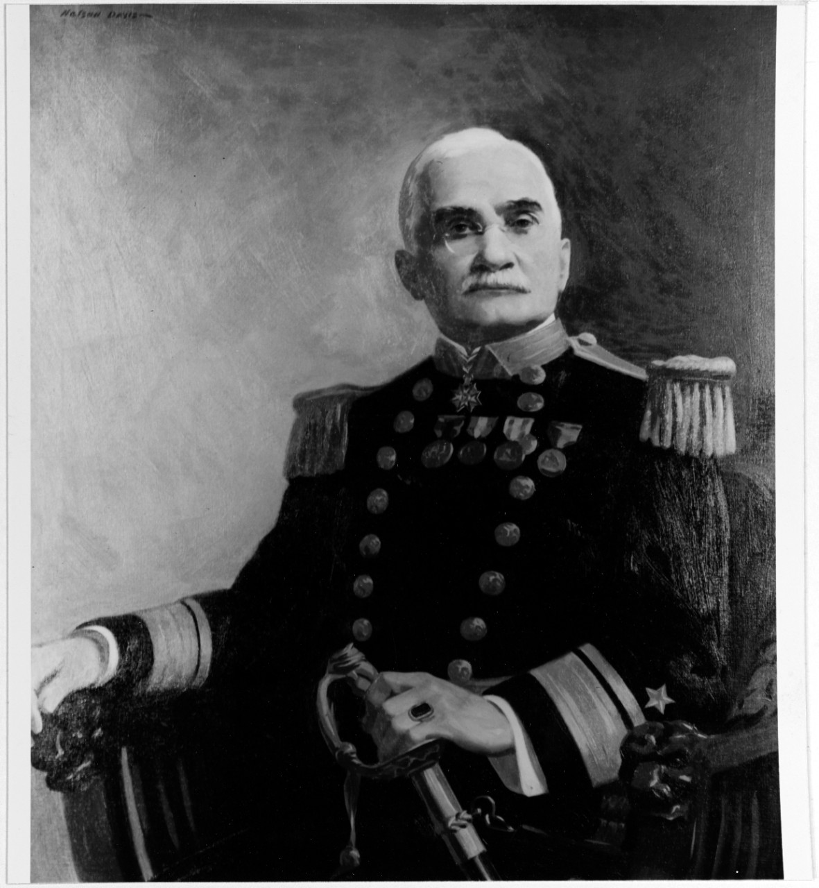 Francis A. Cook, Rear Admiral, USN, circa 1903