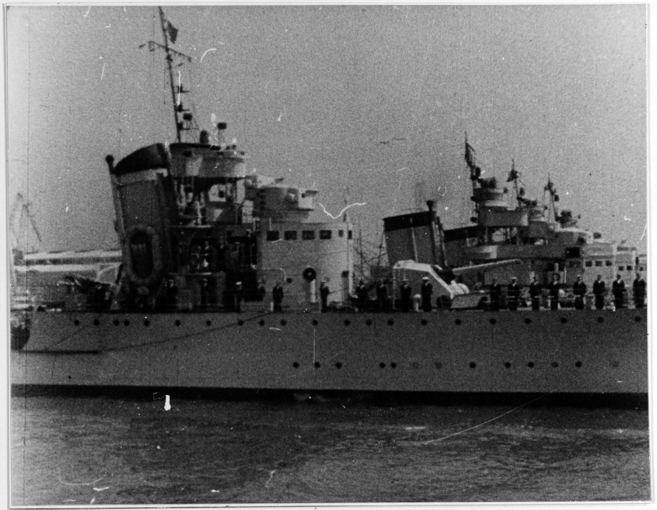 Italian destroyers before World War II.