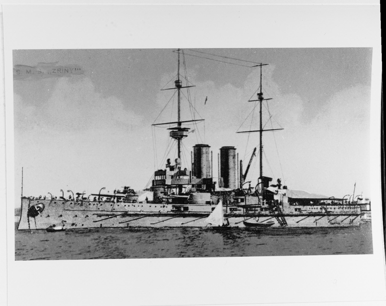 ZRINYI Austrian Battleship, 1910-20
