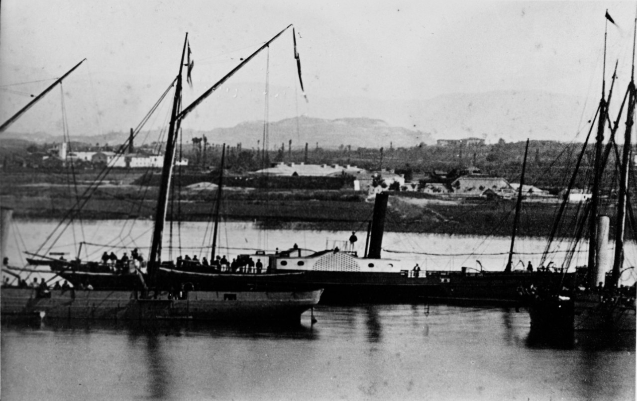 FRANZ JOSEF Austrian Lake Paddle Gunboat, 1850-67
