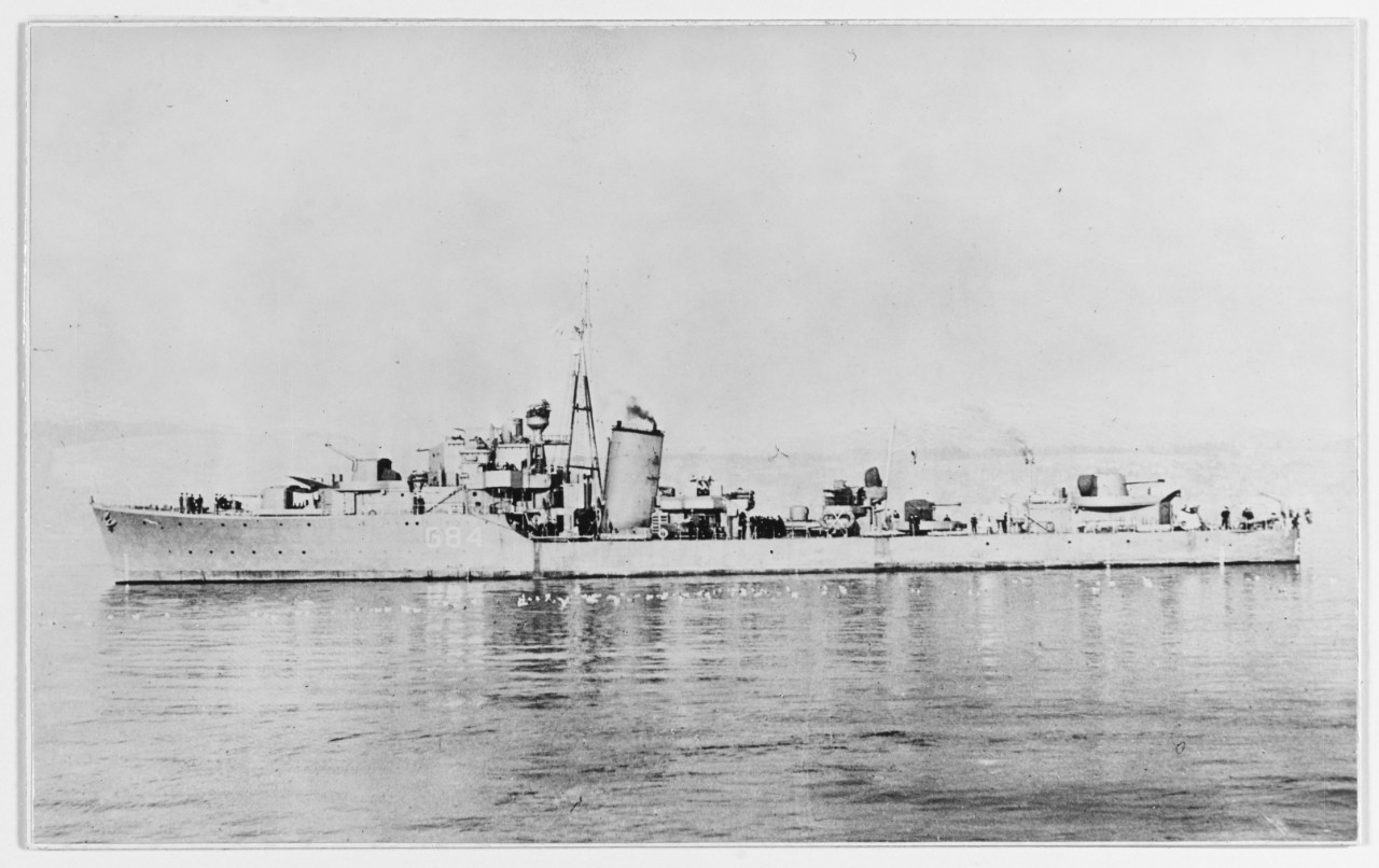 VAN GALEN (Dutch Destroyer, 1941-1957)