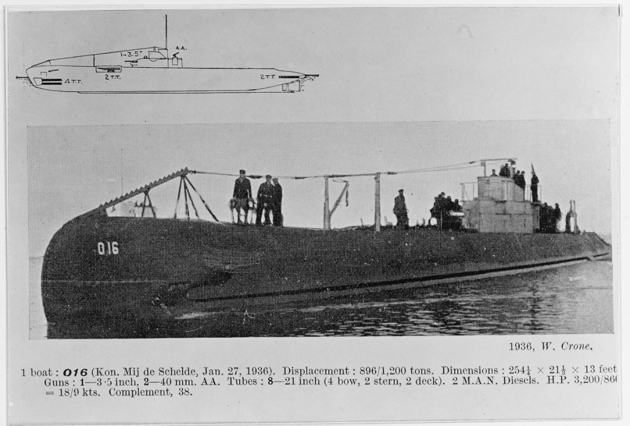 O 16 (Dutch submarine, 1936-1941)