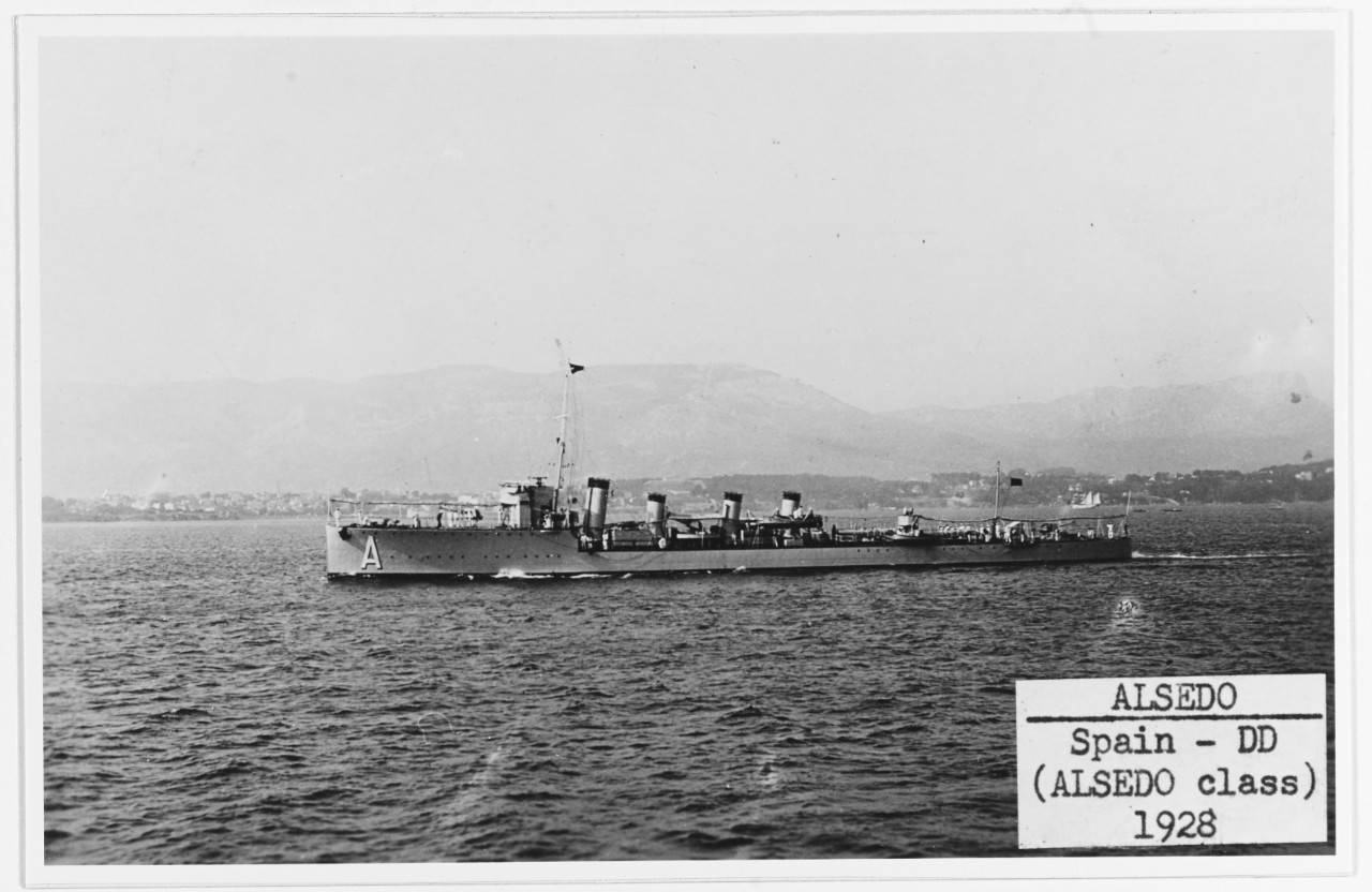 ALSEDO (Spanish destroyer, 1922-1957)