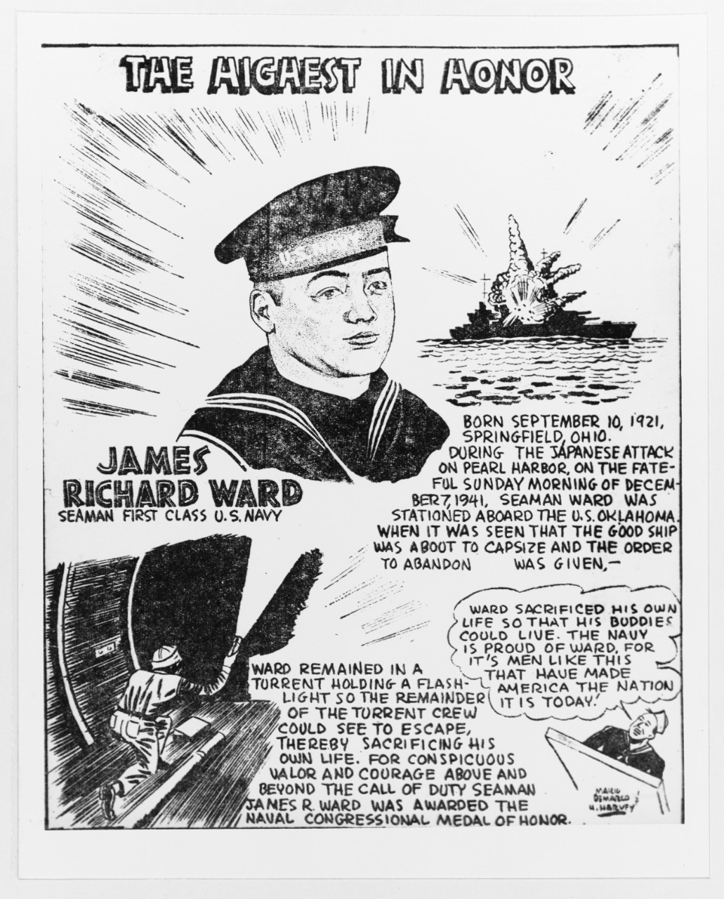 James R. Ward, Seaman First Class, USN