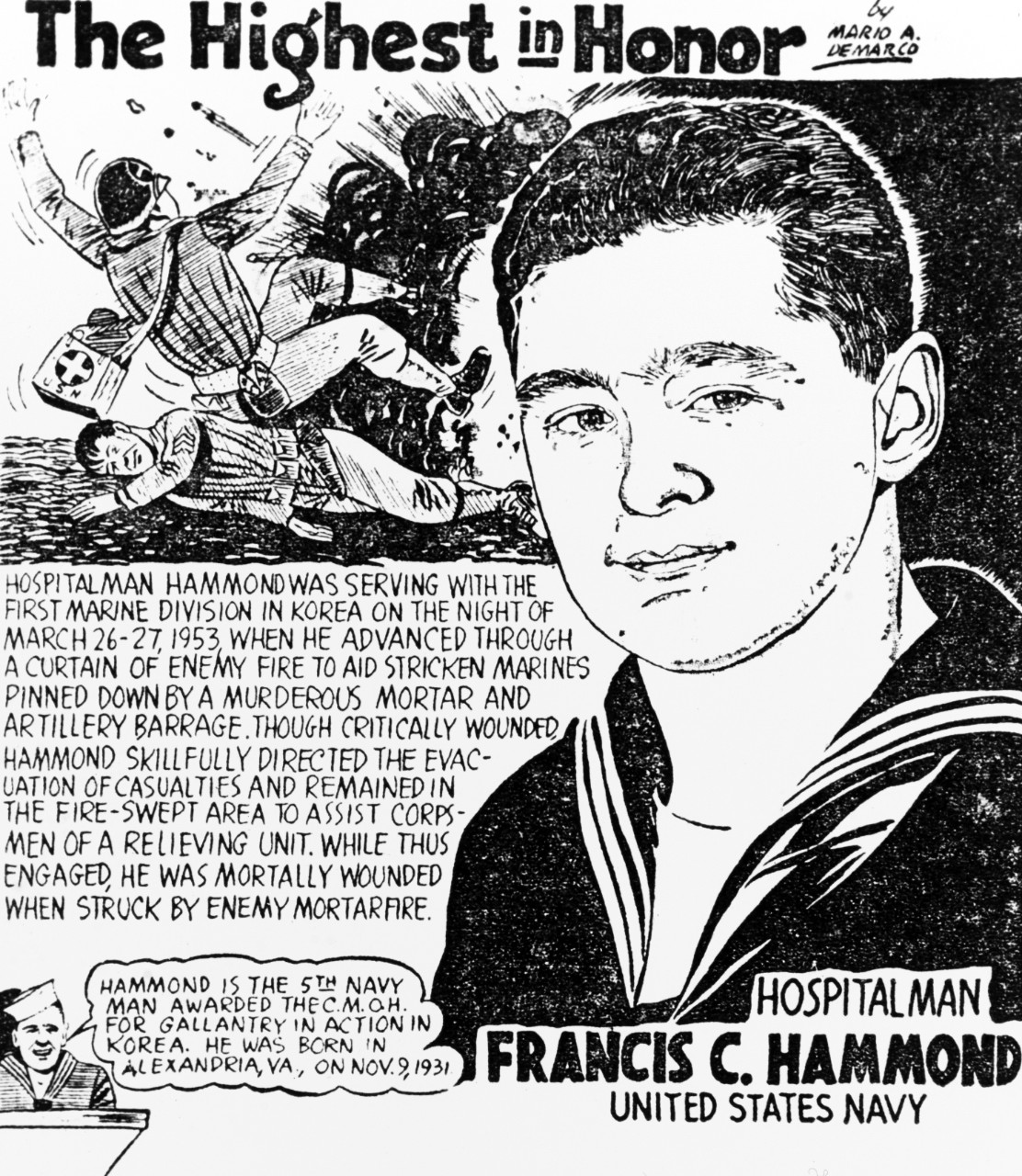 Francis C. Hammond, Hospitalman, USN